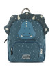 Cartable / Sac à dos bébé (25 cm) en coton hydrofuge "Mr Triceratops"