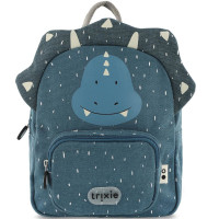 Cartable / Sac à dos bébé (25 cm) en coton hydrofuge "Mr Triceratops"