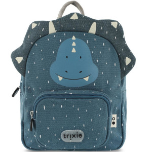 Sac à dos bébé (25 cm) en coton hydrofuge "Mr Triceratops" Trixie