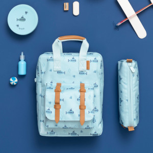 Trousse à crayons enfant en PET recyclé "Submarine" Fresk