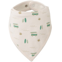 Bavoir bandana en coton bio "Surf Boy"