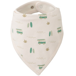 Bavoir bandana en coton bio "Surf Boy" Fresk