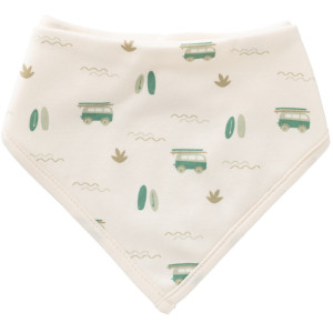 Bavoir bandana en coton bio "Surf Boy" Fresk