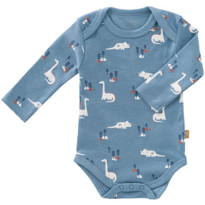 Body manches longues en coton bio "Dino" Fresk