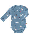 Body manches longues en coton bio "Dino"
