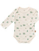 Body manches longues en coton bio "Surf Boy"