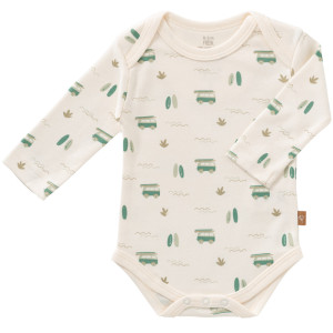 Body manches longues en coton bio "Surf Boy" Fresk