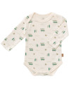 Body manches longues en coton bio "Surf Boy"