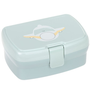 Boîte à goûter compartimentée "Tiny Drivers Avion" Lassig