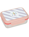 Boîte repas & goûter compartimentée en inox Sunny Explorer "Rose" Lässig