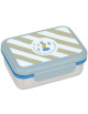 Boîte repas & goûter compartimentée en inox Sunny Explorer "Vert/Bleu"