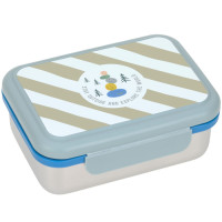 Boîte repas & goûter compartimentée en inox Sunny Explorer "Vert/Bleu"