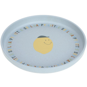 Assiette bébé anti-dérapante Happy Fruits "Citron" Lassig