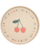 Assiette anti-dérapante Happy Fruits "Cerise"