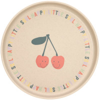 Assiette anti-dérapante Happy Fruits "Cerise"