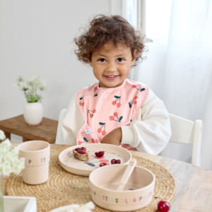 Assiette bébé anti-dérapante Happy Fruits "Cerise" Lassig