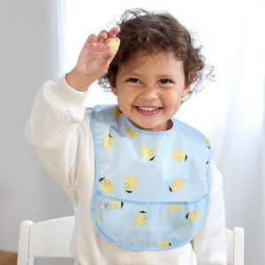 Bavoirs imperméables avec poche Happy Fruits "Citron" (x2) (6-24 mois)