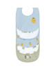 Bavoirs imperméables en coton bio Happy Fruits "Citron" (x5)  (3-18 mois)