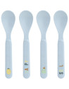 Set de 4 cuillères bébé Happy Fruits "Citron" (x4) Lassig