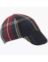 Casquette à carreaux "Tartan Marine" pour poupée Gordis
