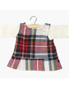 Gordis - Ensemble Diana (Robe + T-shirt) "Tartan Ecru" pour poupée Gordis