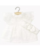 Babies - Robe Faustine et headband "Blanc" pour poupée Babies