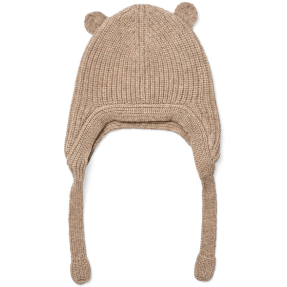 Bonnet bébé en laine Aviana "Avoine Chiné"