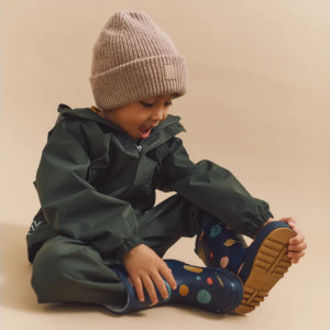 Bonnet en laine et coton bio Emilio "Avoine" Liewood