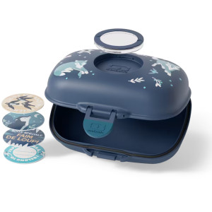 Boite à goûter MB Gram "Wolf Bleu" Monbento 