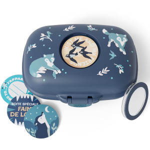Boite à goûter MB Gram "Wolf Bleu" Monbento 