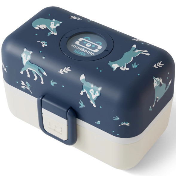 Boite Bento enfant MB Trésor "Wolf Bleu"