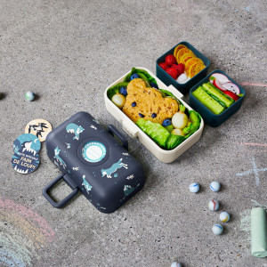 Boite Bento enfant MB Trésor "Wolf Bleu" Monbento