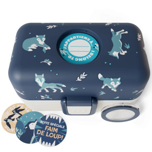 Boite Bento enfant MB Trésor "Wolf Bleu" Monbento