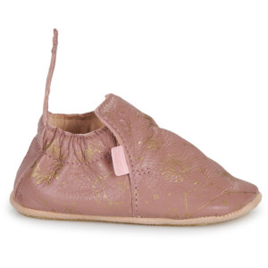 Chaussons bébé en cuir My Blublu "Astro Vieux Rose" Easy Peasy
