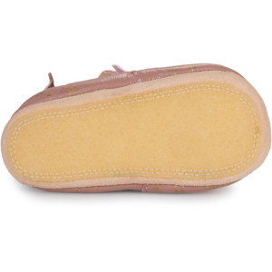 Chaussons bébé en cuir My Blublu "Astro Vieux Rose" Easy Peasy