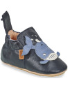 Chaussons bébé en cuir My Blublu "Baleineau Marine"