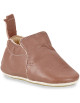 Chaussons bébé en cuir My Blublu "Vieux Rose"