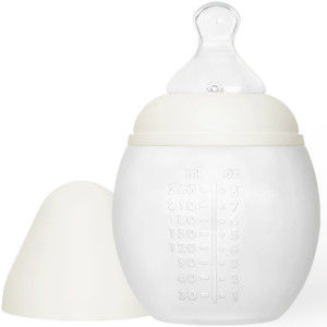 Biberon anti-colique en silicone BibRond (240ml) "Milk" Elhée
