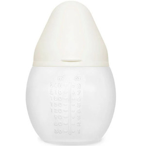 Biberon anti-colique en silicone BibRond (240ml) "Milk" Elhée