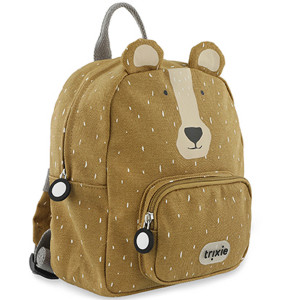 Sac à dos bébé (25 cm) en coton hydrofuge "Mr Bear" Trixie