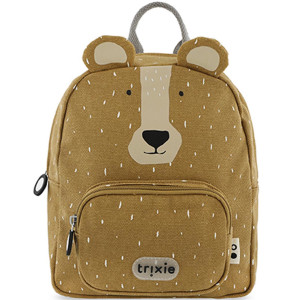 Sac à dos bébé (25 cm) en coton hydrofuge "Mr Bear" Trixie