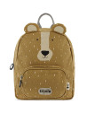 Cartable / Sac à dos bébé (25 cm) en coton hydrofuge "Mr Bear"