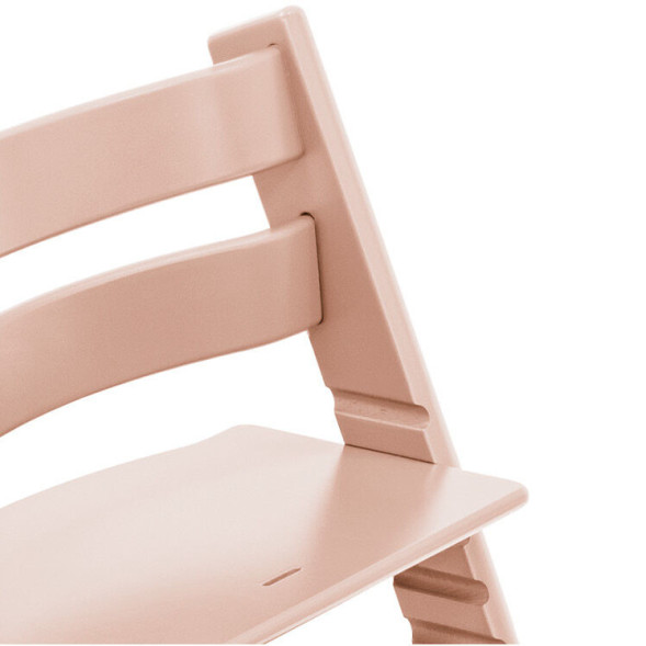 Chaise Haute Tripp Trapp "Rose Serein" en bois de hêtre
