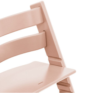  Chaise Haute évolutive en bois de hêtre Tripp Trapp "Rose Serein" Stokke