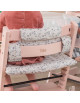 Chaise Haute Tripp Trapp "Rose Serein" en bois de hêtre
