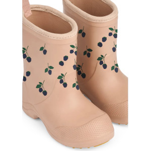 Bottes de pluie enfant Aston "Berry Pale Tuscany" Liewood
