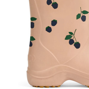Bottes de pluie enfant Aston "Berry Pale Tuscany" Liewood
