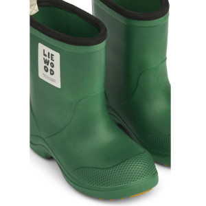 Bottes de pluie enfant Aston Garden Green  - Liewood -
