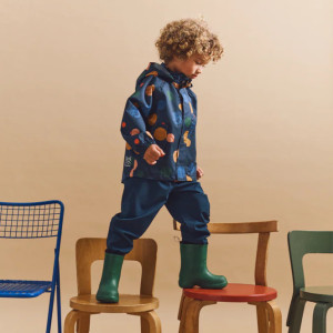 Bottes de pluie enfant Aston Garden Green  - Liewood -