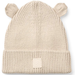 Bonnet bébé en tricot coton bio Gina Ours "Sandy" Liewood